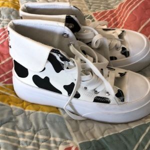 Brand new cow sneakers